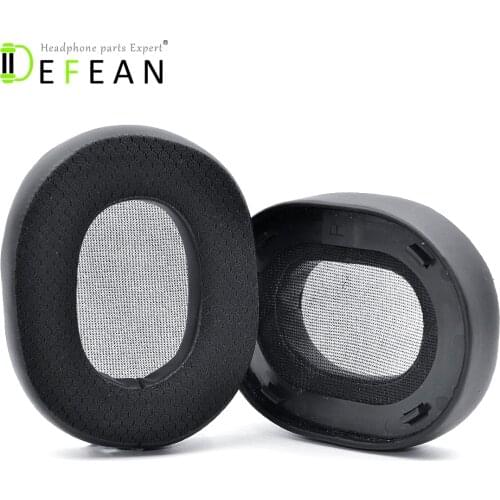 Defean Replacement Ear Pads Cushions leatherette foam fabric For Plantronics RIG 500 PRO HX Wired Gaming Headset headphone