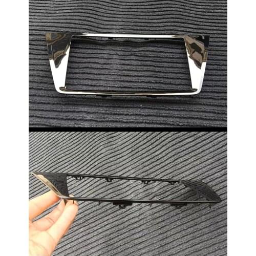 For VW MQB touran MIB 3 CD 8.0" 9.2'' box trim black paint Radio frame PANEL CD Plates