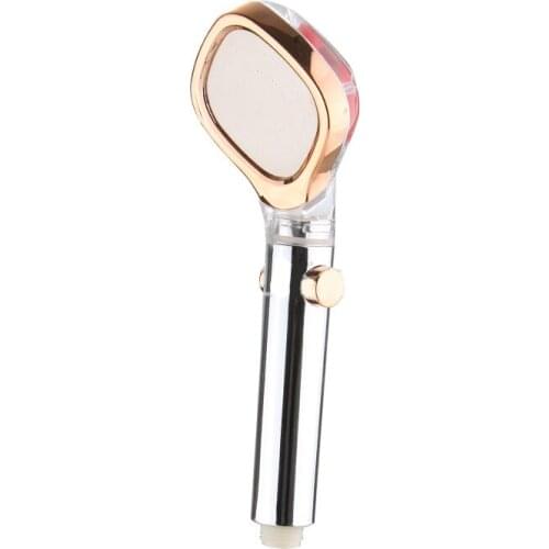 Turbocharged Shower Shower One-button Water Stop Filter Shower Head High Pressure Shower Head Bathroom Accessories