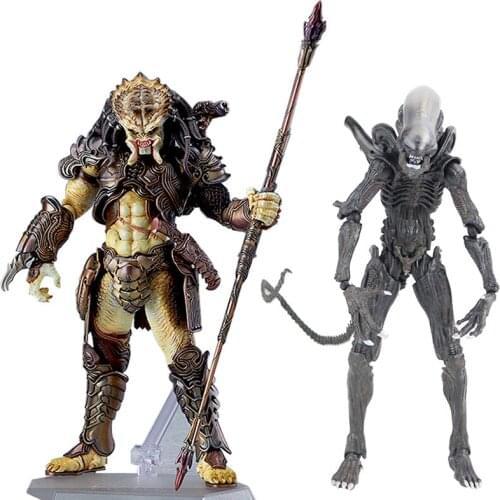 16CM Takayuki Takeya SP-108 Alien / SP-109 Predator 2 PVC Action Figure Collectible Model Toy