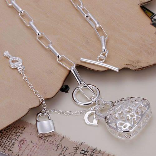 Silver Color Wholesale Price Gifts Fashion Jewelry 925 Jewelry Bracelet Bag Pendant Bracelet /asfdadfd Rettryry KN-H206