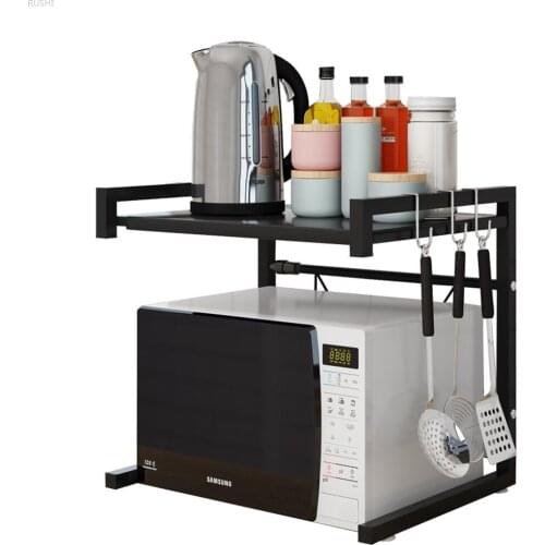 Flex Kitchen Commodity Shelf Microwave Oven Shelf Oven Accept Storage Shelves Fall To The Ground Multilayer Hearth Surface Plane