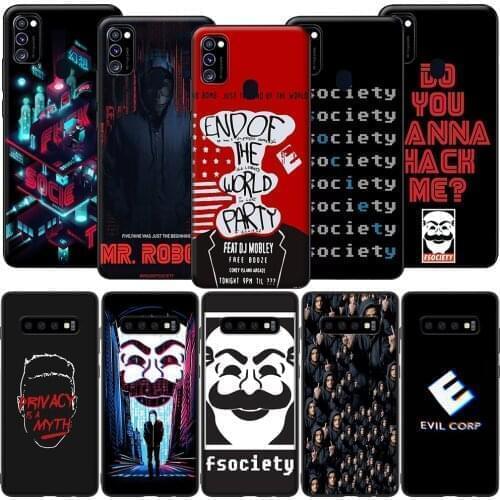 GX145 Mr Robot Case for Samsung A10S A20S A40S A50S A70S A51 A71 A81 A91 M11 M30S M31S M21 M51 A02S A42