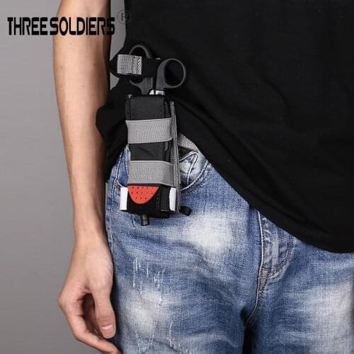 Molle Tactical Tourniquet Pouch Military Medical Scissors Holder Strap Bag Outdoor Hunting Accessories Knife Flashlight Holster