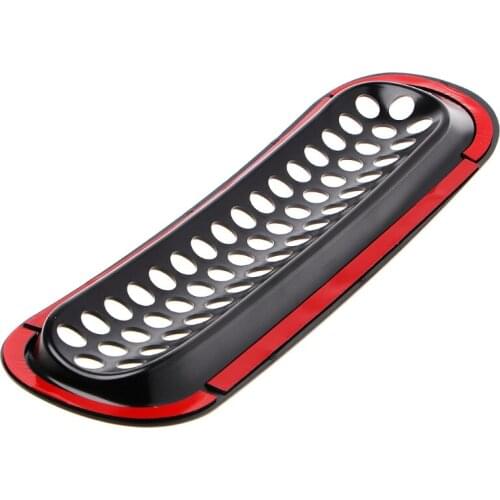 For 2007-2017 Jeep Wrangler JK Matte Black Front Insert Mesh Grille Trim Cover E7CA