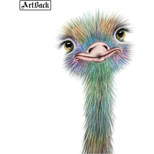New 5d diamond painting ostrich full square diy diamond embroidery painted animal diamond mosaic handmade home decoration kit