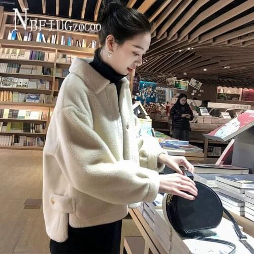 2020 Winter New Hipster Imitation Lambswool Women Coat Thick Warm Female Jacket