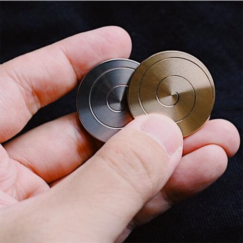 Optical Phantom Ripple Mini Hand Spinner Stainless Steel Fidget Spinner Creative Leisure EDC Adult Anti Stress ADHD Toy