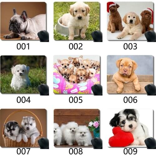 Personalized Mouse Pad,Dogs Rottweiler Puppy Snout Glance Cute Gaming Mouse Mat