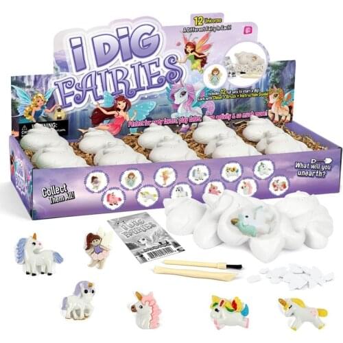 FEOOE Childrens Day Gift Mermaid Model Toy Educational Toy Toy Archaeological Excavation Set ZXQ