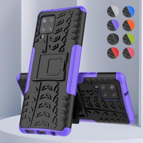ShockProof Case For Samsung Galaxy A32 A01 A3 Core A12 A52 A72 A42 A22 5G Cover Hybrid Stand Case For Samsung Quantum2 2021