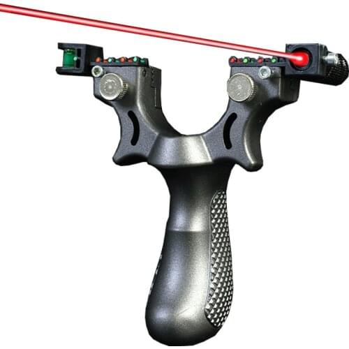 2021 NEW Flat Leather Slingshot Professional Fast Catapult Outdoor Special For Hunting Catapult Big Power Rubber Band Slingshot