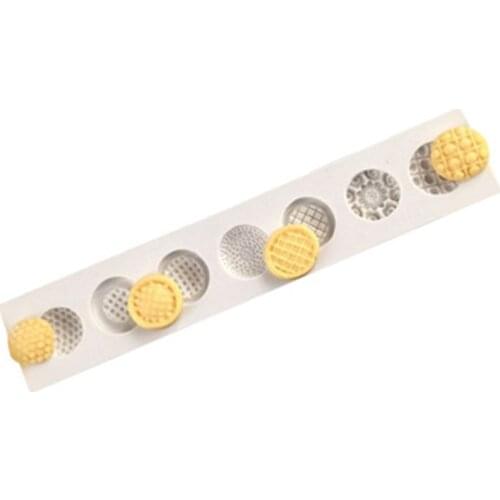 DIY Button Shape Silicone Cake Mold Cupcake Baking Mould Candy Cookie Chocolate Sugar Craft Fondant Cake Decorating Tool H914