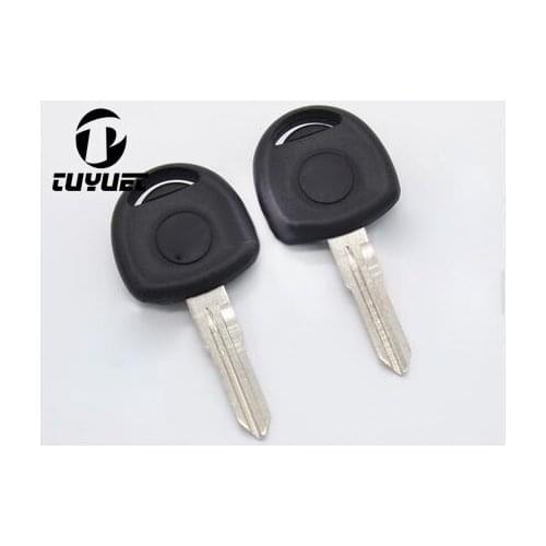 Replacement Transponder key Shell for Buick Sail Blanks Car Key Case for Chevrolet Uncut Left Blade with logo