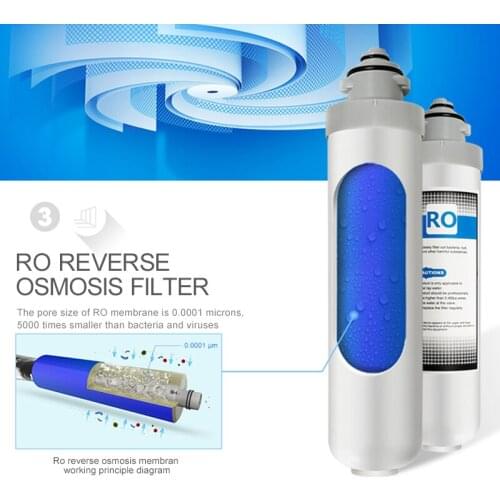 RO Water Filter Replacement Pre-granular Activated Carbon,Reverse Osmosis,Rear Activated Carbon,PP Cotton Filter Membrane