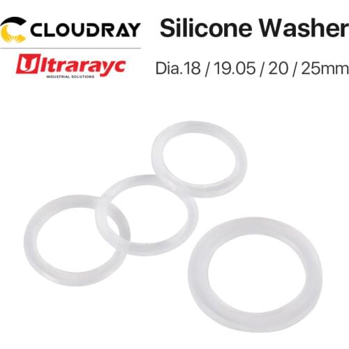 Smartrayc Silicone Washer 19.05 20 25mm for CO2 Laser Focusing Lens Mirrors