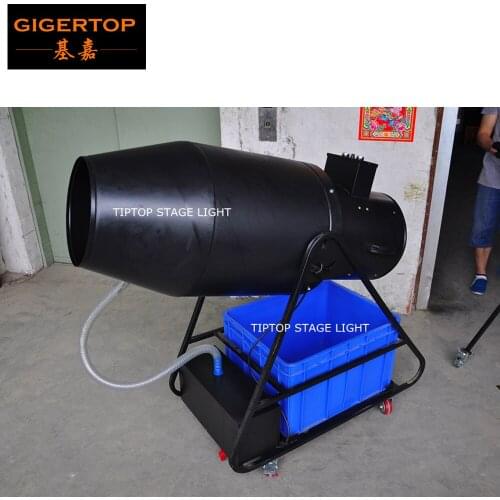 Gigertop 1800W Super Foam Jet Machine Long Jet Distance Manual Control Flightcase Packing With Wheels High Output Bubble
