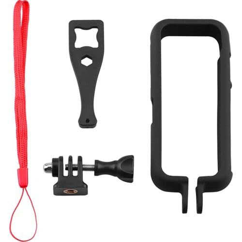 Anti-drop Camera Protection Frame Selfie Stick Clip Kit for Insta360 ONE X2 Camera Accessories