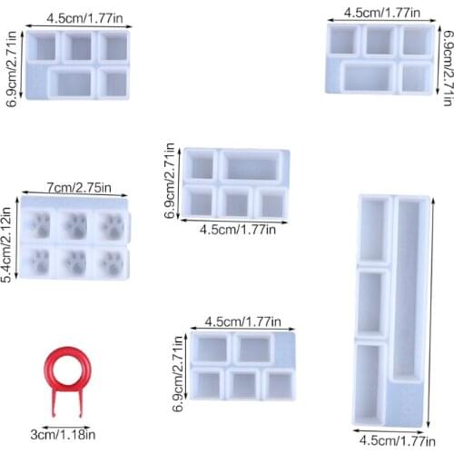 1 Set Manual DIY Mechanical Keyboard Key Cap Silicone Mold UV Crystal Epoxy Molds Handmade Crafts Making Tools