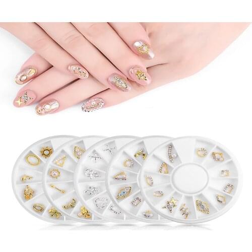 1 Box Mixed Colorful Rhinestones For Nails 3D Crystal Stones For Nail Art Decorations Diy Design Manicure Diamonds