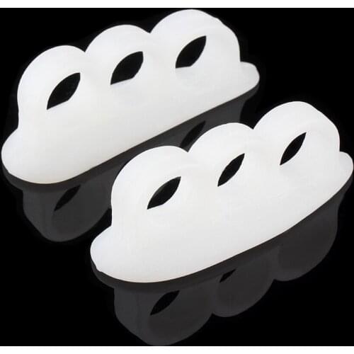 2pcs Gel Toe Separators Stretchers Alignment Overlapping Toes Orthotics & Hammer Toes Orthopedic Cushion Feet Care Shoes Insoles