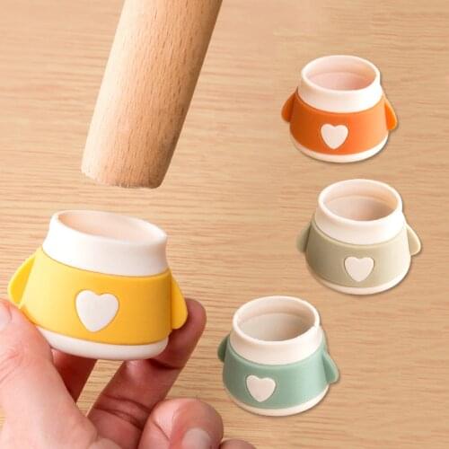 4pcs/lot Chair Foot Pad Furniture End Foot Cover Floor Protector Stool Double Layer Soft Silica Gel Pad Anti Slip Pad
