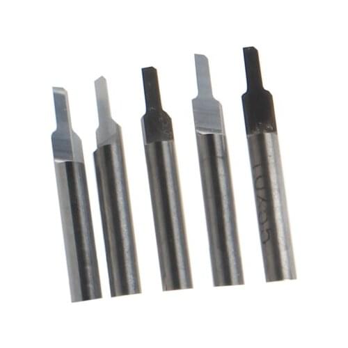 5pcs 3.175*1.5*5mm Half Straight Router,Carbide Cutting Tools,Engraving Bit,Tool Bits on PVC,Wood,Machine