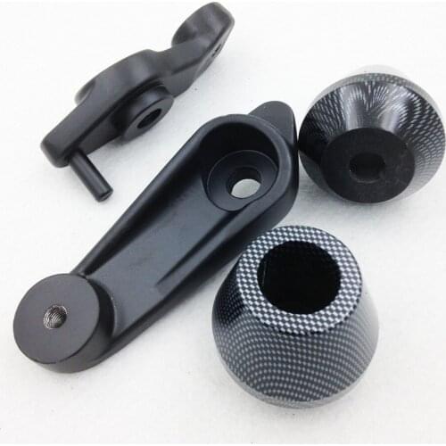 Aftermarket Free Shipping Motorcycle Parts No Cut Frame Slider For Yamaha 2009 2010 2011 2012 YZF R1 YZFR1 YZF-R1 Carbon FIBER