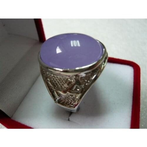 Free shipping wonderful mens purple bead ring US #8,9,10,11