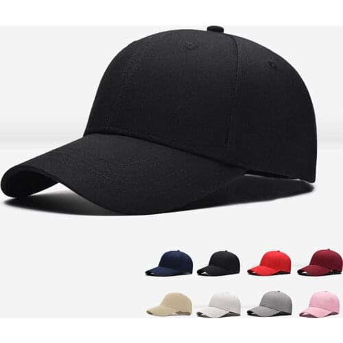 Men Women New Black Baseball Cap Snapback Hat Hip-Hop Adjustable Bboy Caps