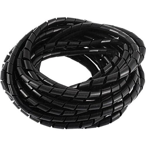 4mm Spiral Wrapping band Cable protection wire case management fixed bundle of wire Protection Wire Winding pipe tube 28m/roll