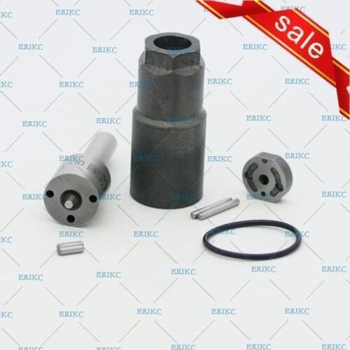 ERIKC Diesel Fuel Injector Overhaul Repair Kits 095000-5550 Nozzle DLLA150P866 Valve Plate 04# for 33800-45700 HYUNDAI HD78W