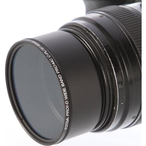 FOTGA Screw Mount 77mm Standard Metal Lens Hood for Canon Nikon Pentax Sony Olympus