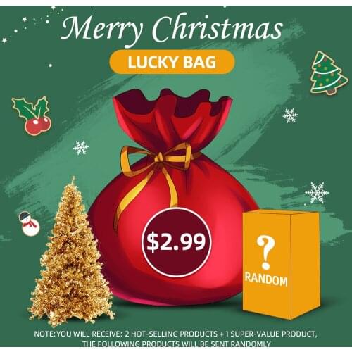 MAANGE Christmas Luck Bag 3 Box Random 3 Pairs Mink Eyelashes Natural False Eyelashes Beauty Tool 3D Mink Lashe Christmas Gifts