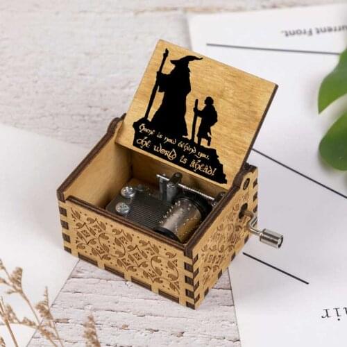 The Lord of theme music box the Rings box for Men Women Gift The Fellowship unique gifts present Personalized custom message