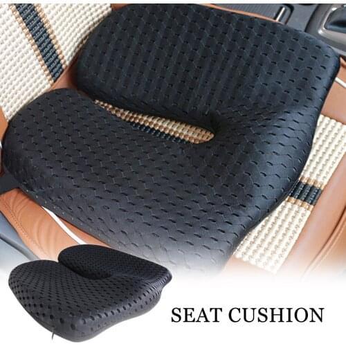 Non-Slip Memory Foam Seat Cushion For Back Pain Coccyx Orthopedic Car Office Chair Wheelchair Support Accessories New 2021