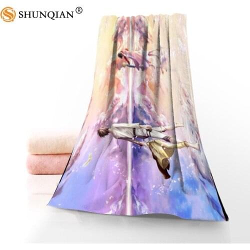 New Custom Attack on Titan Towel Printed Cotton Face/Bath Towels Microfiber Fabric For Kids Men Women Shower Towels