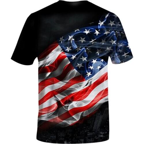 Summer New Short Sleeve Round Neck Top T-Shirt Mens Clothing 3D Digital Printed Bottoming Undershirt Mens Round Neck promotion