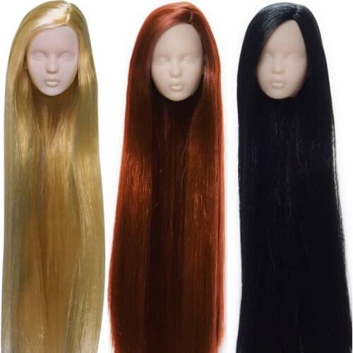 Limited Sale Defective Kissmela White Skin Anne Doll Head Suit For 1/6 Doll Body DIY without Makeup