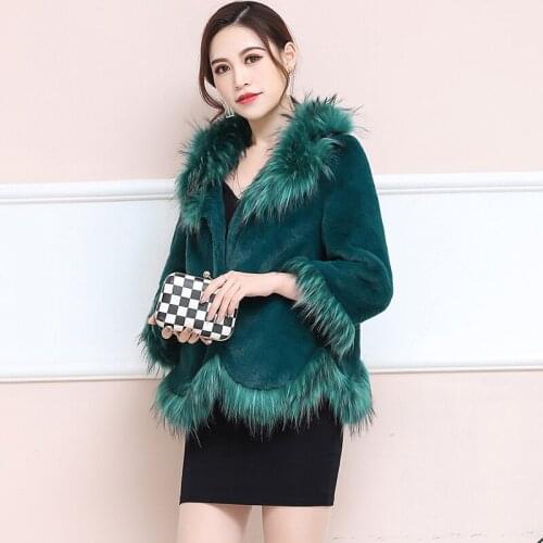Autumn Winter Coat Women Clothes 2020 Faux Fox Fur Coat Female Jacket Korean Vintage Warm Tops Plus Size Manteau Femme ZT4759