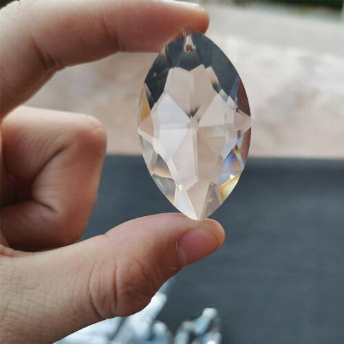 5 PCS Transparent Eyed Crystal Prism Chandelier Set Light Cross Multi-faceted Prism Visor Suncatcher Rainbow Curtain Accessory