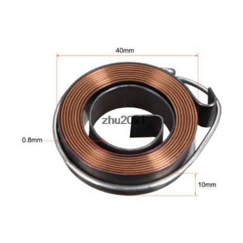 Drill Press Spring Quill Feed Return Coil Spring Assembly 1000mm 40x10x0.8mm