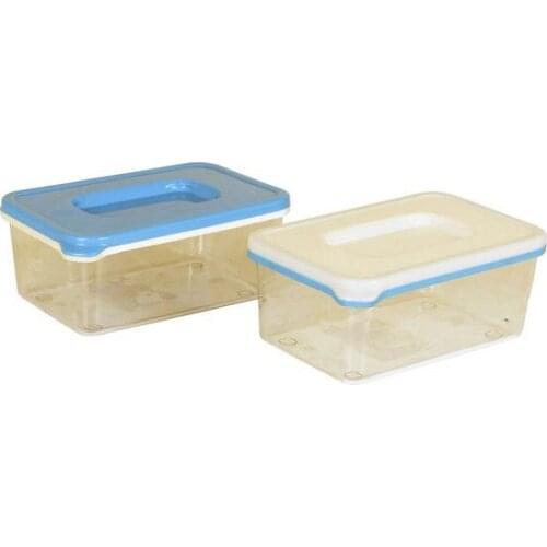 Rectangular Lunchbox with Lid Plastic (0,4 l) (13 x 8,5 x 5,5 cm)