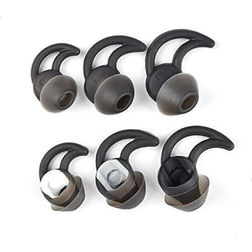 3 Pairs S/M/L Replacement Silicone Tips Earbuds For BOSE QC20 QC30 Sound Sport Wireless Noise Isolation Nonslip In Ear Earphones