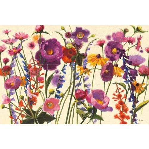 Modern art oil painting flower Couleur Printemps by Shirley Novak Painting canvas High quality hand painted modern Art