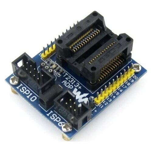T2313+ ADP ATtiny2313 AT89S2051 AT89S4051 SOIC20 (300 mil) AVR Programming Adapter Test Socket + Freeshipping