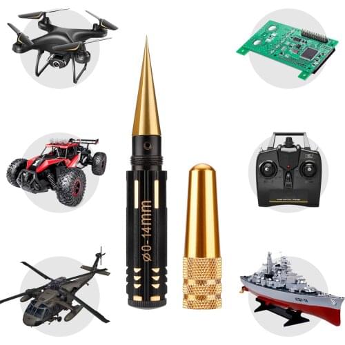 Body Reamer 0-14mm Hole Puncher Sleeve Reaming Tool Upgraded Quality Durable Slip-resistant For RC Car RC Model Cars