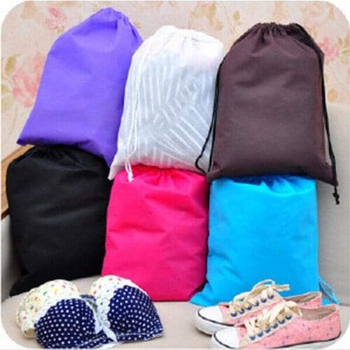 1000X Waterproof Non-woven shoe Clothes storage bag Travel Wash Pouch 6 Colors 30*40CM