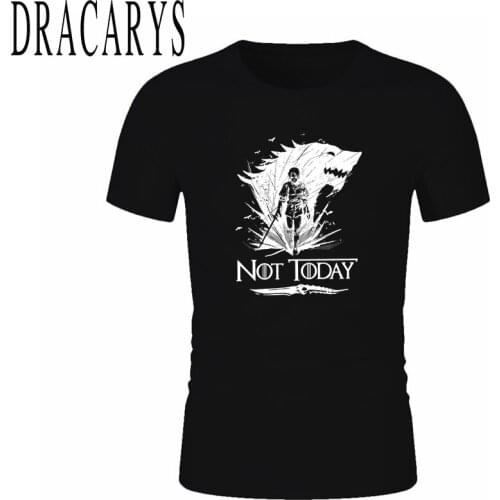 DRACARYS Not today 2021 fashion Man Brand Tshirt t shirt WomenT-Shirts King Queen Girls Friends Mon Gift Tee shirt