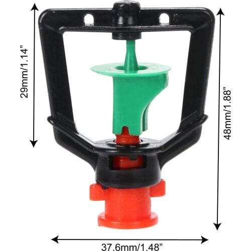 25/50/100PCS 360 Degree Upside Down Rotating Nozzle Misting Sprayer Automatic Watering Fogger Water Spray Greenhouse Irrigation